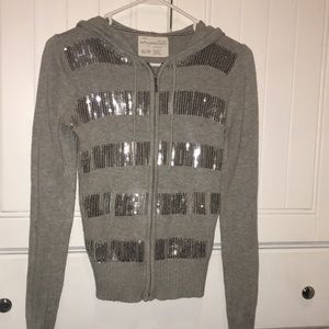 gray aeropostale jacket♾